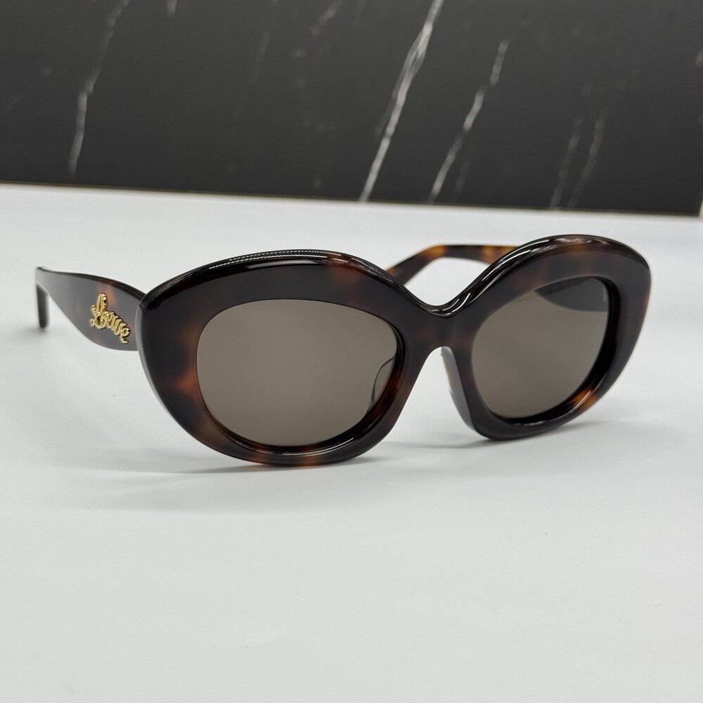 NEW LOEWE LW40153F 52E WOMEN SUNGLASSES HAVANA  LOEWE EYEWEAR